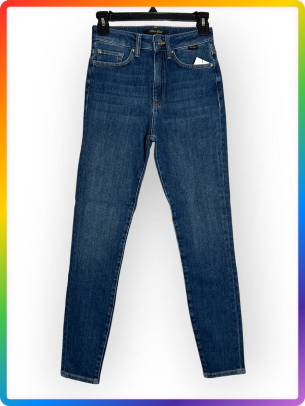 Mavi Scarlett Super High Rise Skinny Jeans WOMENS 26x28 RUNS SMALL Blue